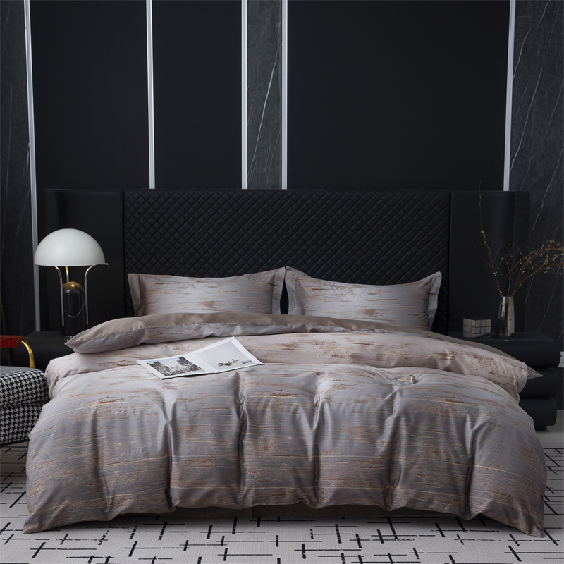 100S Cotton New Design Digital Print Bedding Set