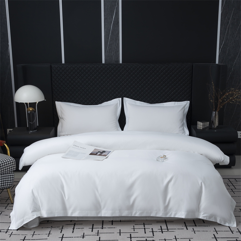 50% Cotton 50% Polyester 300TC Fabric Bedding Set Para sa Star Hotel