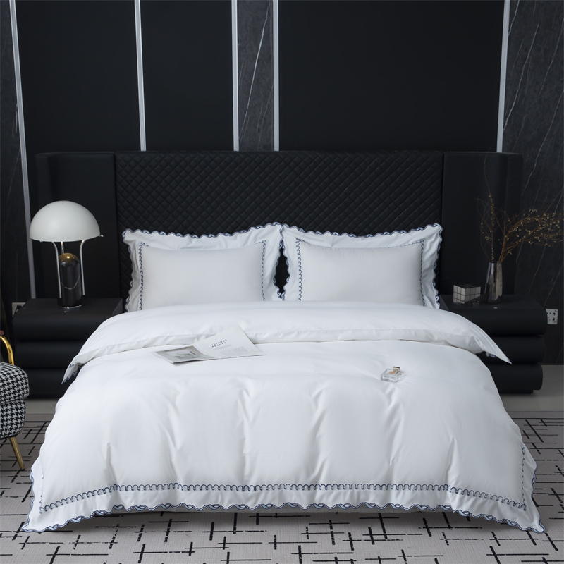 Napakagandang Embroidery Cut Design 350TC Cotton Sateen Bedding Set