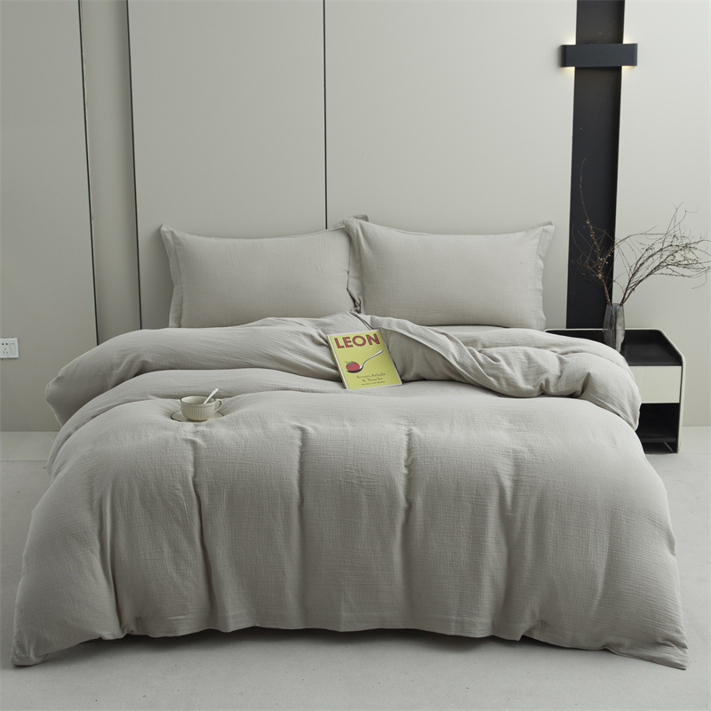 Double Layers Gauze na 100% Cotton na Tela Super Malambot na Bedding Set