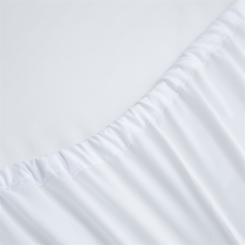 Customized Print Logo Microfiber Filling 40s Downproof Fabric na may Piping Mattress Topper Customized Print Logo Microfiber Filling 40s Downproof Fabric na may Piping Mattress Topper