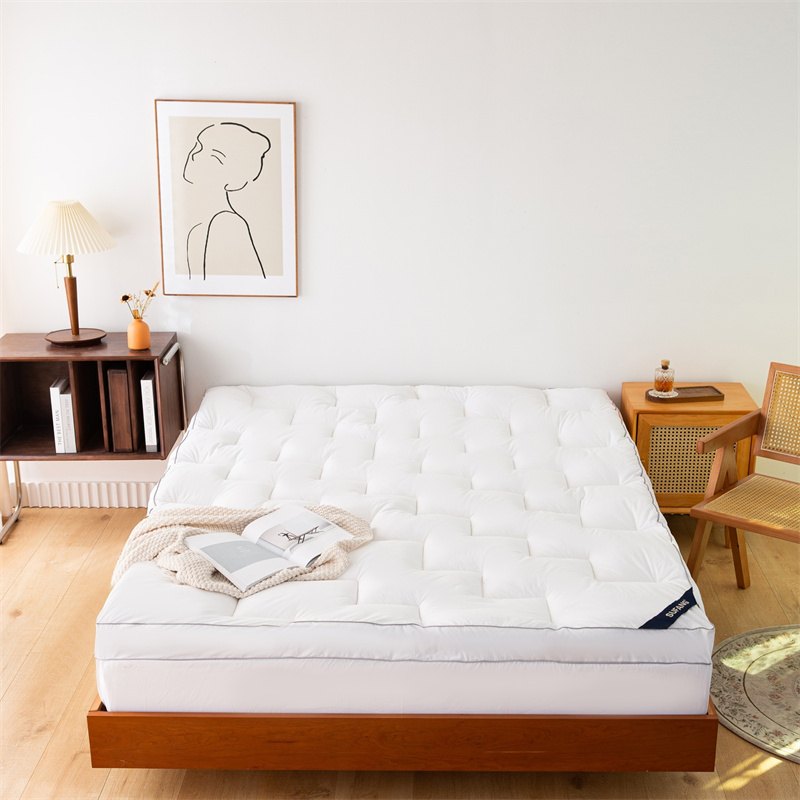 Queen Size Microfiber Filling Mattress Topper 5cm 7cm 10cm Taas