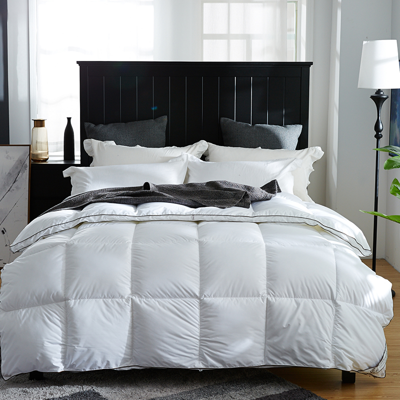Duck Down Warm Soft Duvet With Piping 100% Cotton