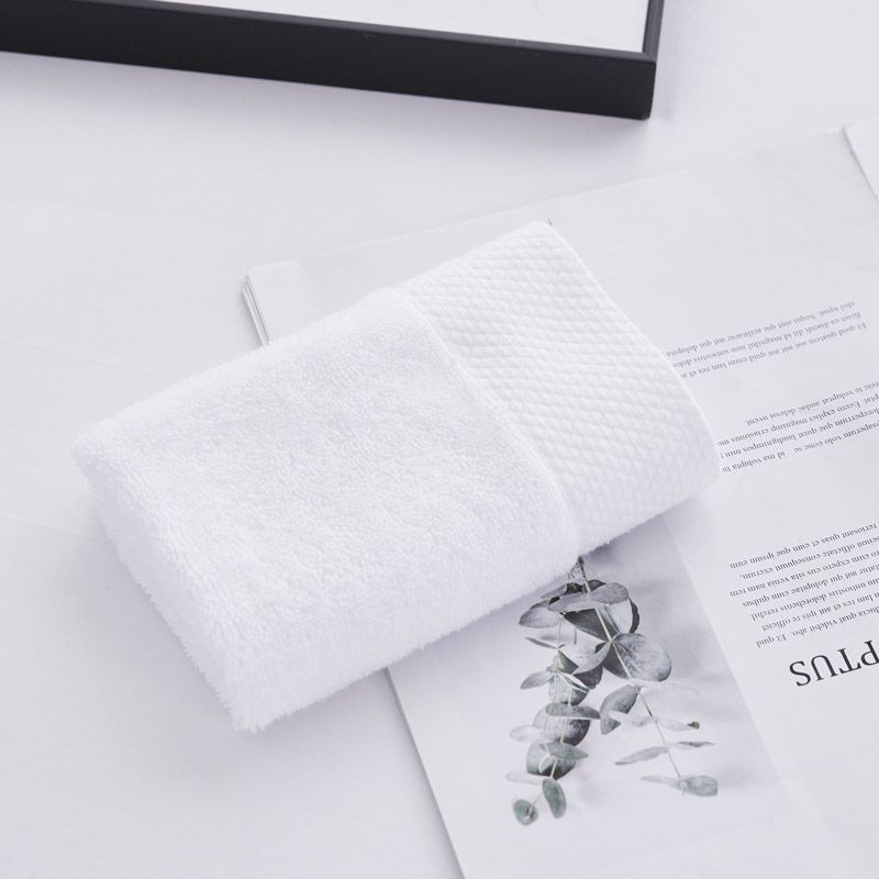 Jacquard Border Hotel na puting Bath Towel Jacquard Border Hotel na puting Bath Towel